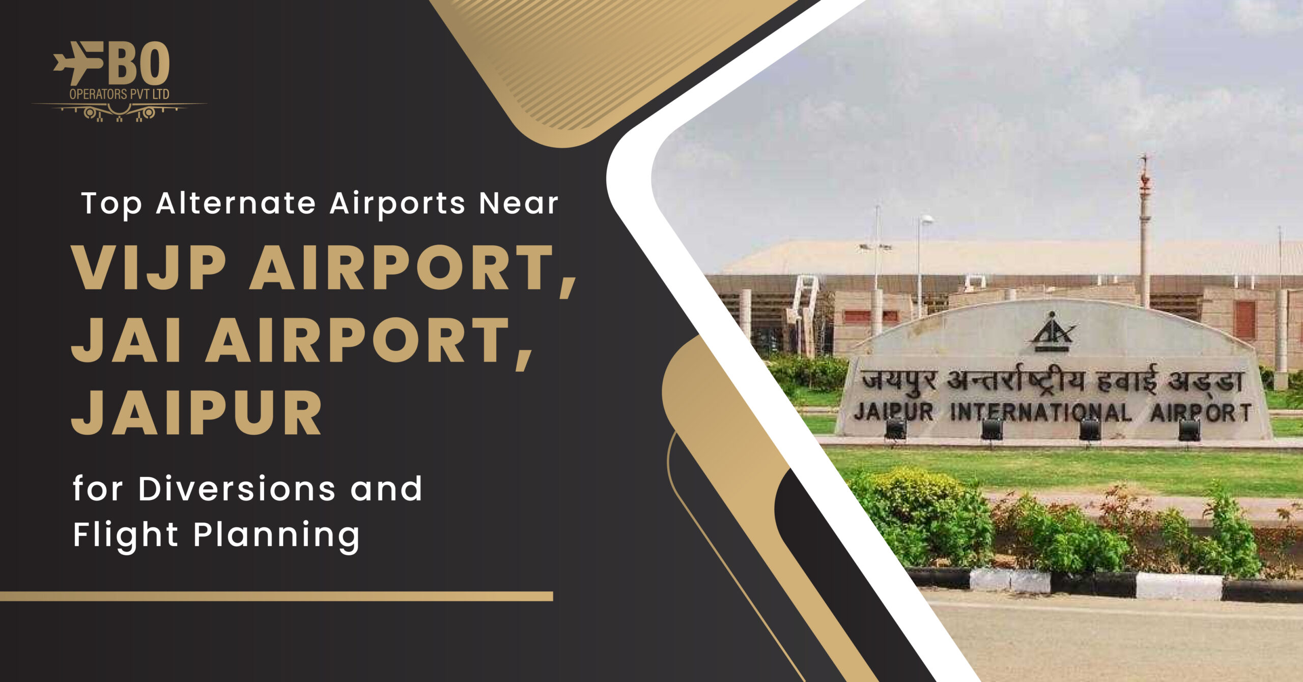 Top Alternate Airports Near VIJP Airport, JAI Airport, Jaipur for Diversions and Flight Planning