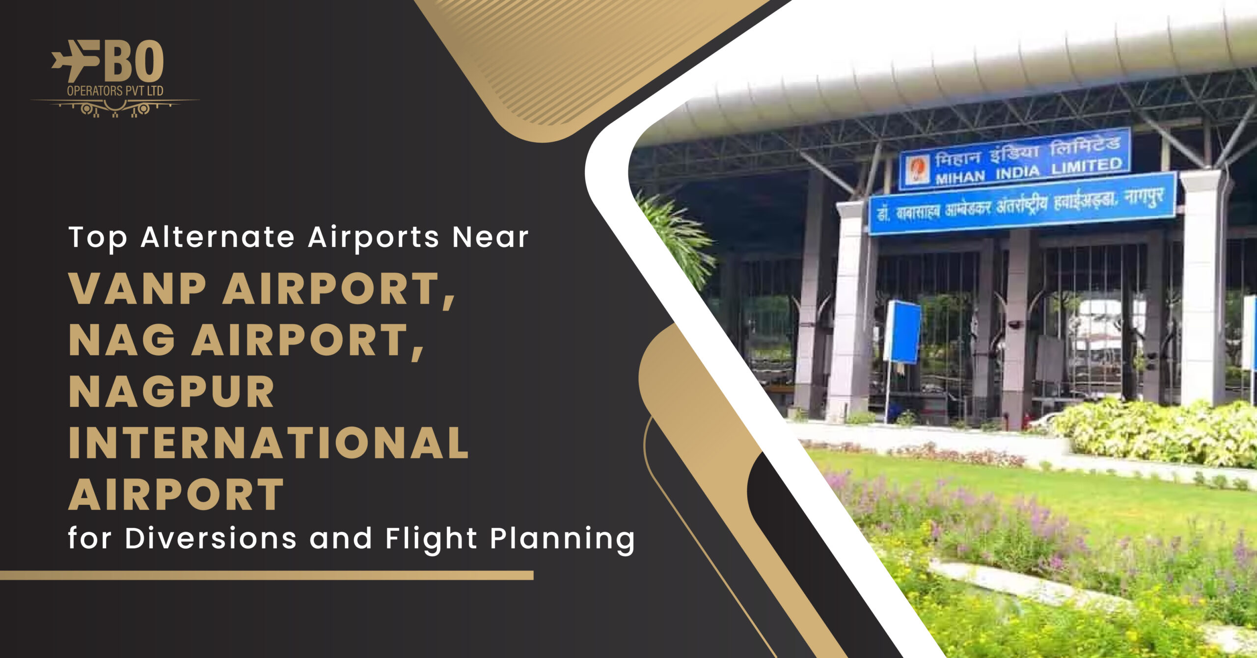 Top Alternate Airports Near VANP Airport, NAG Airport, Nagpur International Airport for Diversions and Flight Planning