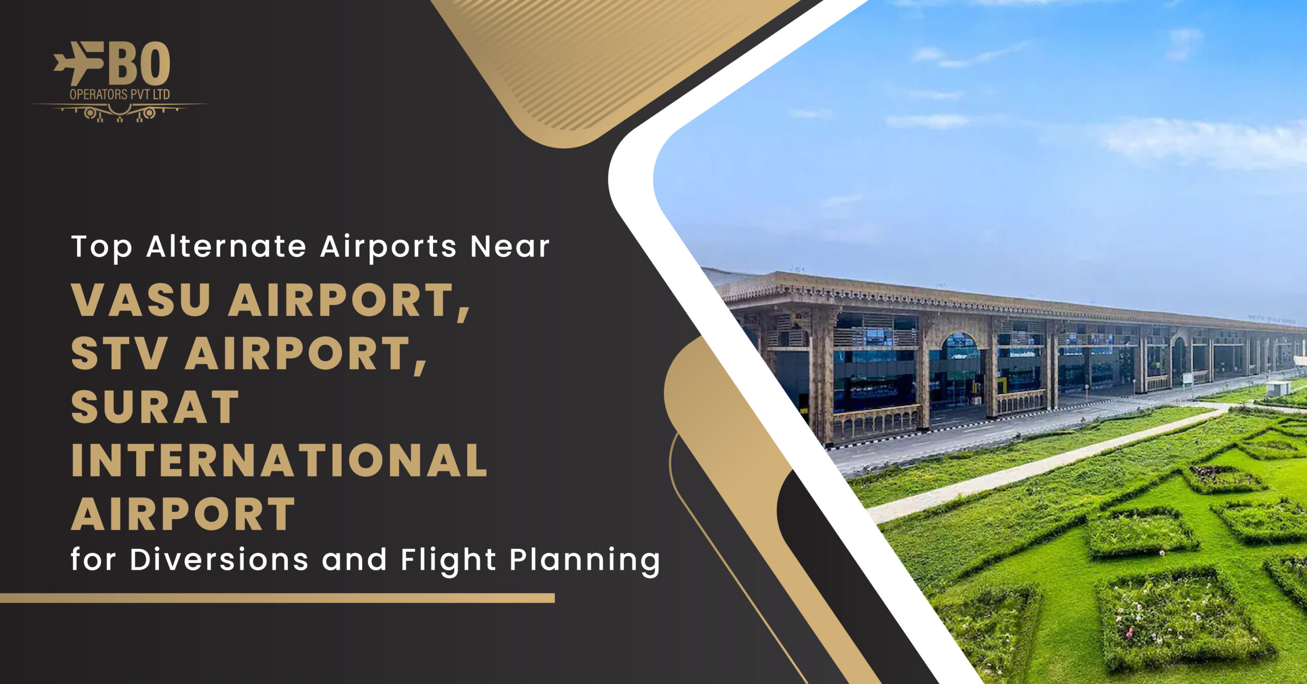 Top Alternate Airports Near VASU Airport, STV Airport, Surat International Airport for Diversions and Flight Planning