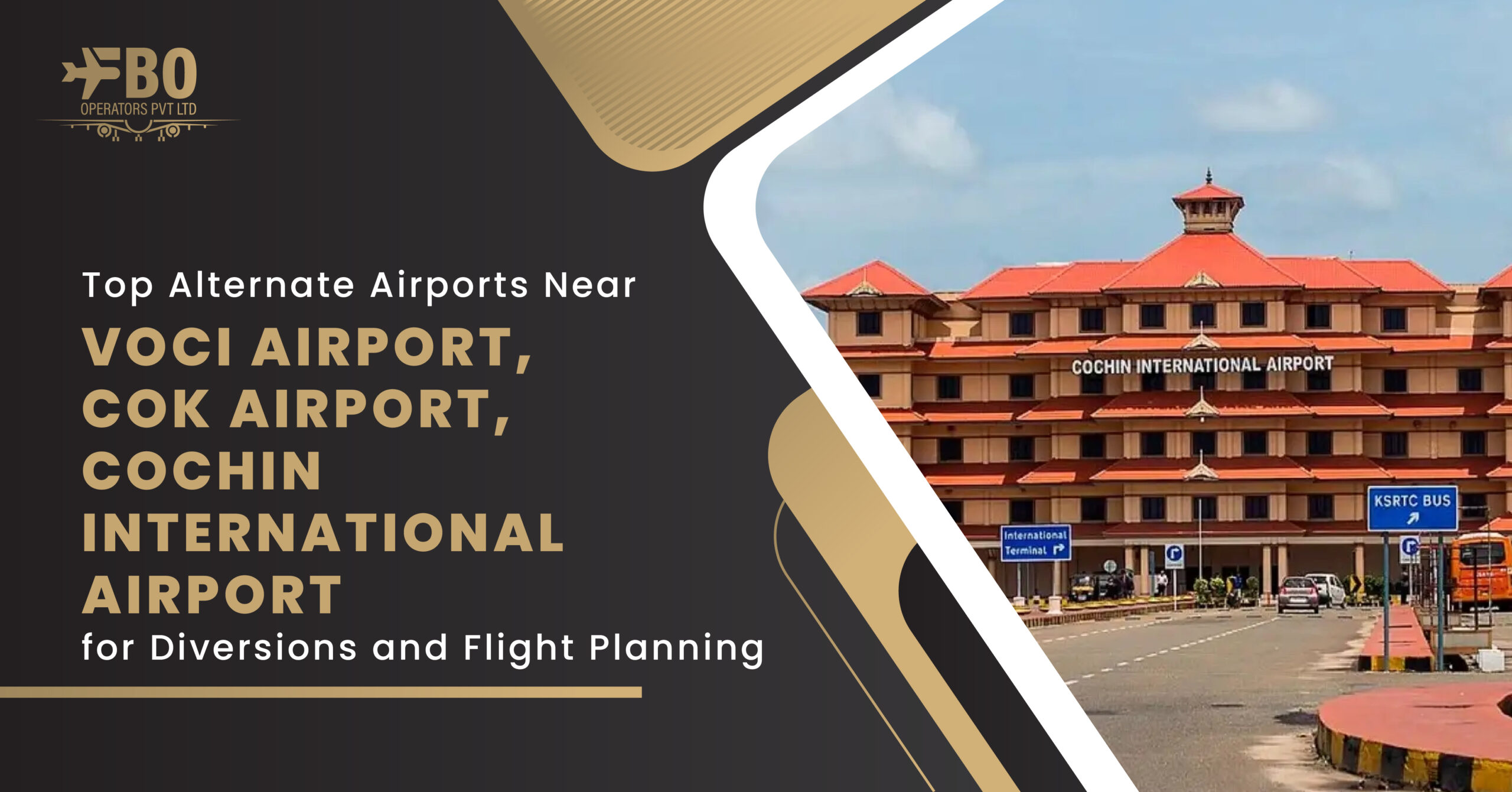 Top Alternate Airports Near VOCI Airport, COK Airport, Cochin International Airport for Diversions and Flight Planning