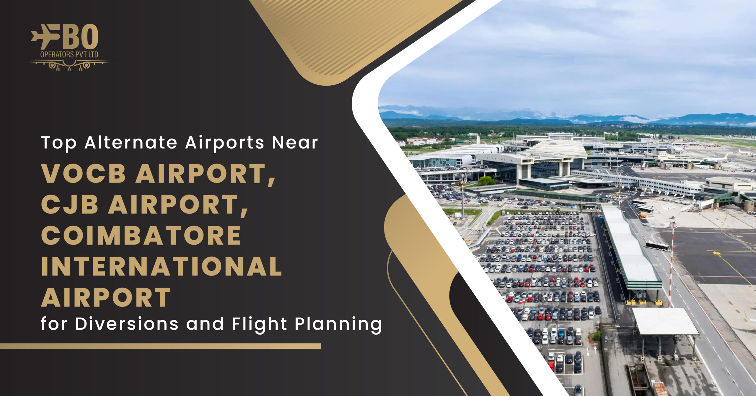 Top Alternate Airports Near VOCB Airport, CJB Airport, Coimbatore International Airport for Diversions and Flight Planning