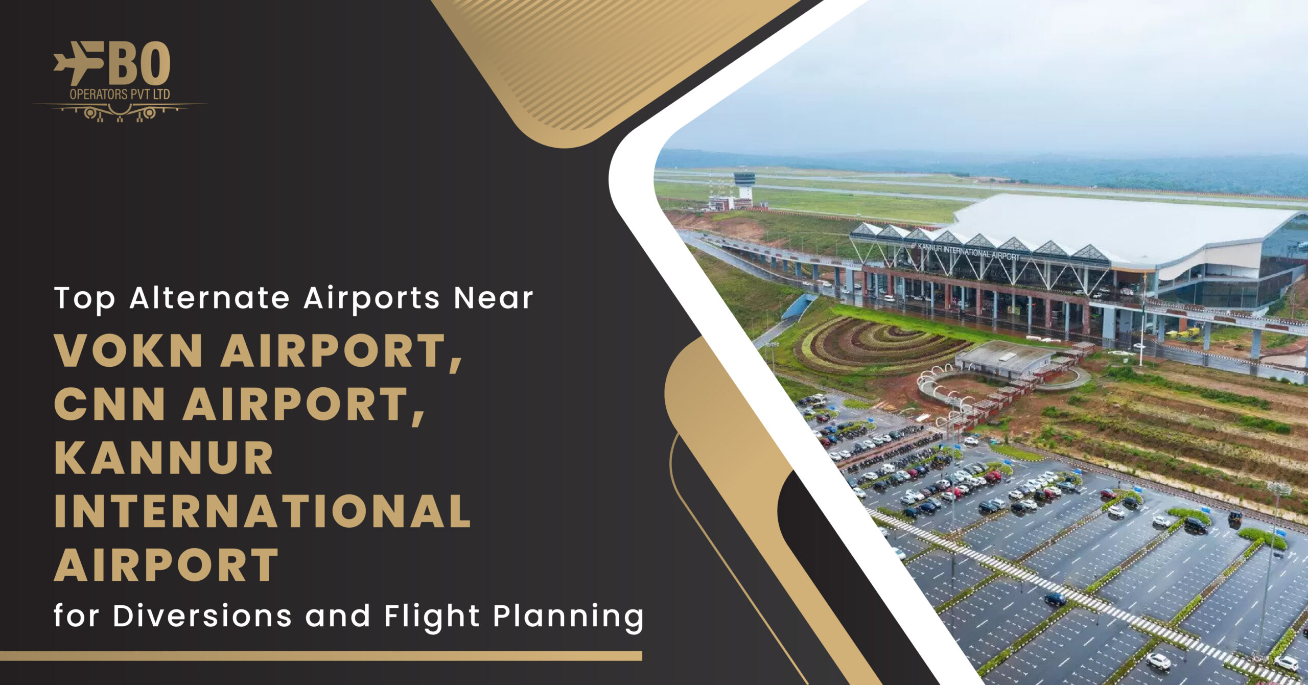Top Alternate Airports Near VOKN Airport, CNN Airport, Kannur International Airport for Diversions and Flight Planning