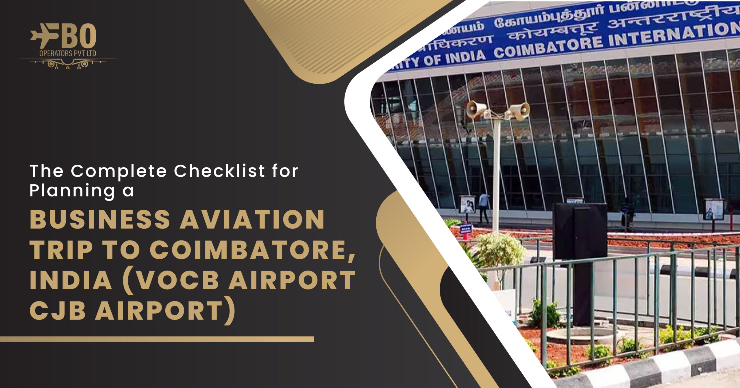 The Complete Checklist for Planning a Business Aviation Trip to Coimbatore, India (VOCB Airport/CJB Airport)