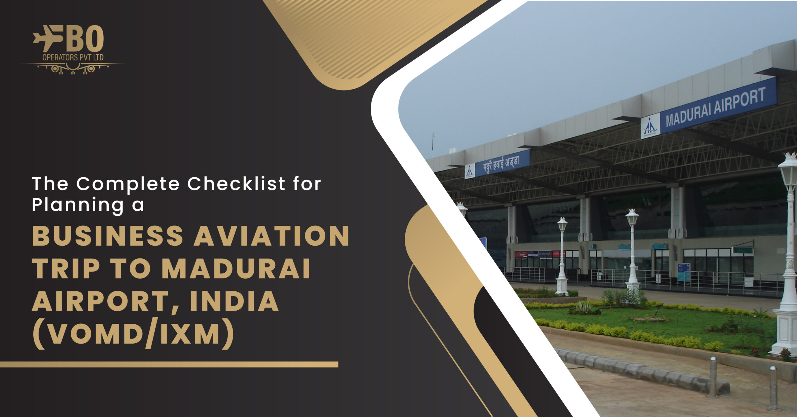 The Complete Checklist for Planning a Business Aviation Trip to Madurai, India (VOMD Airport/IXM Airport)