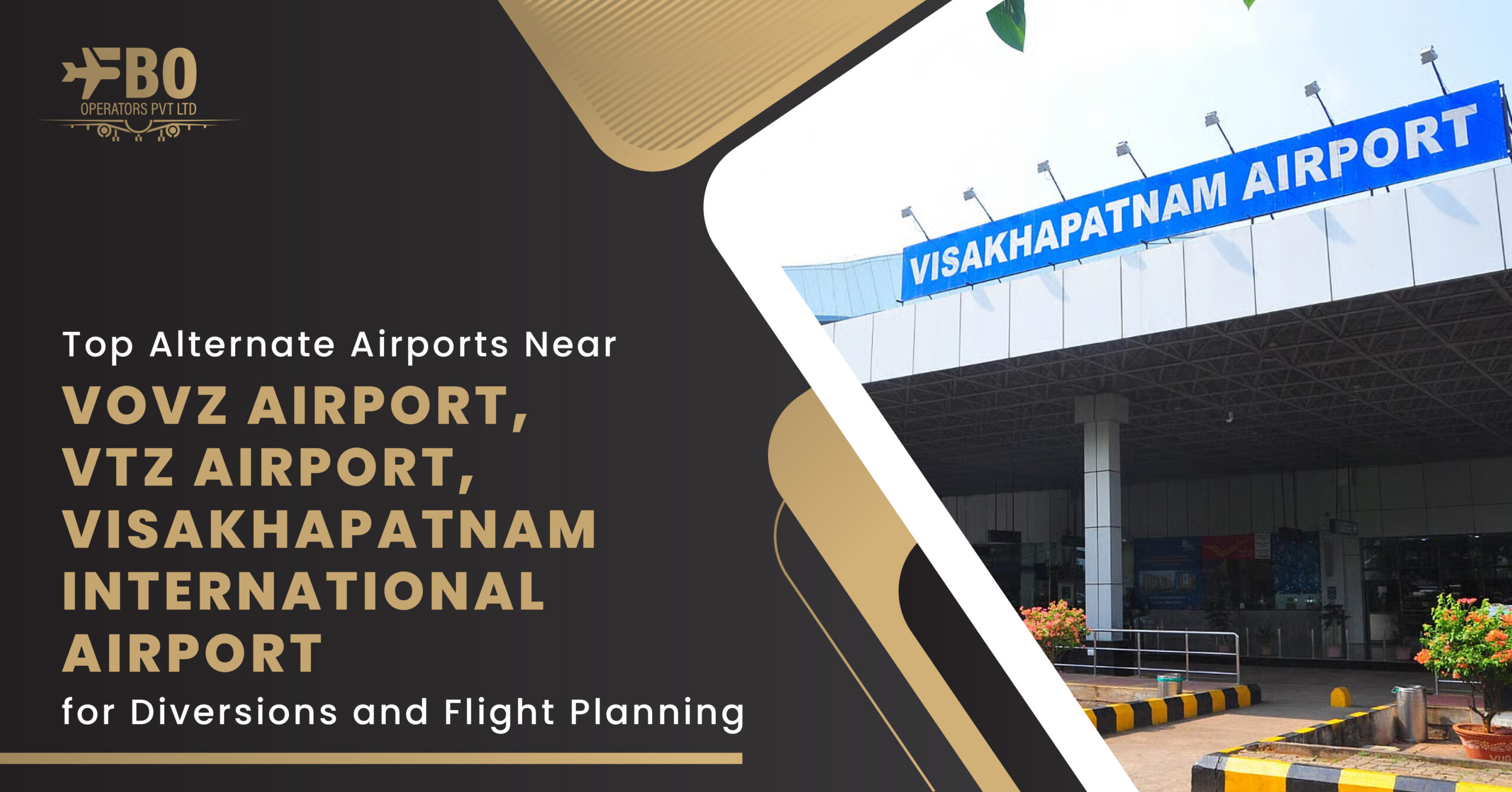 Top Alternate Airports Near VOVZ Airport, VTZ Airport, Visakhapatnam International Airport for Diversions and Flight Planning