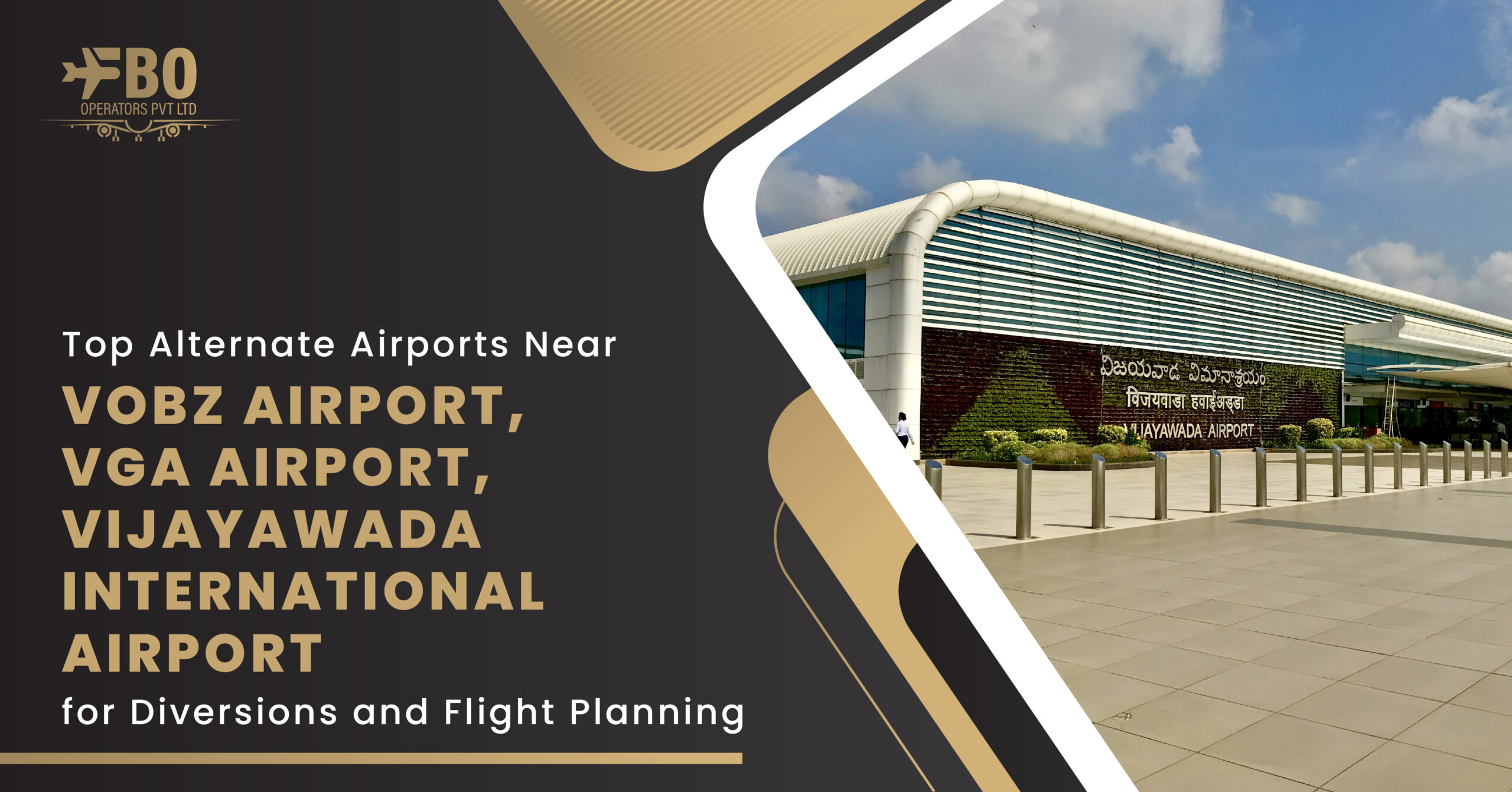 Top Alternate Airports Near VOBZ Airport, VGA Airport, Vijayawada International Airport for Diversions and Flight Planning