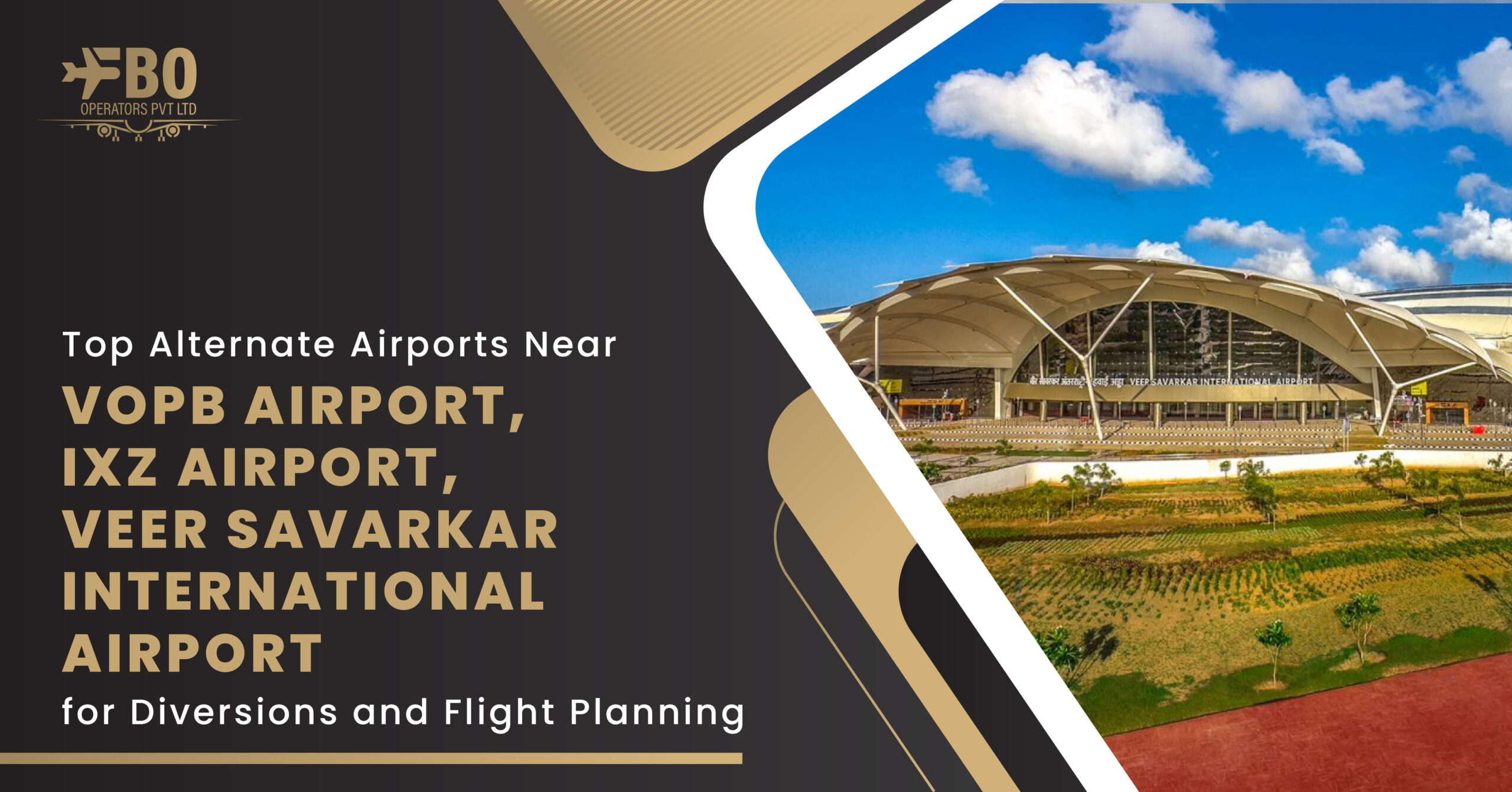 Top Alternate Airports Near VOPB Airport, IXZ Airport, Veer Savarkar International Airport for Diversions and Flight Planning