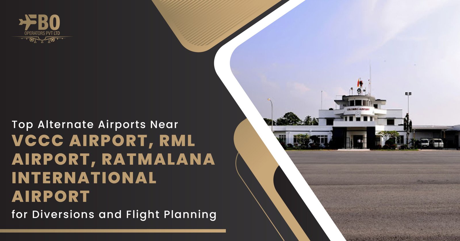 Top Alternate Airports Near VCCC Airport, RML Airport, Ratmalana International Airport for Diversions and Flight Planning