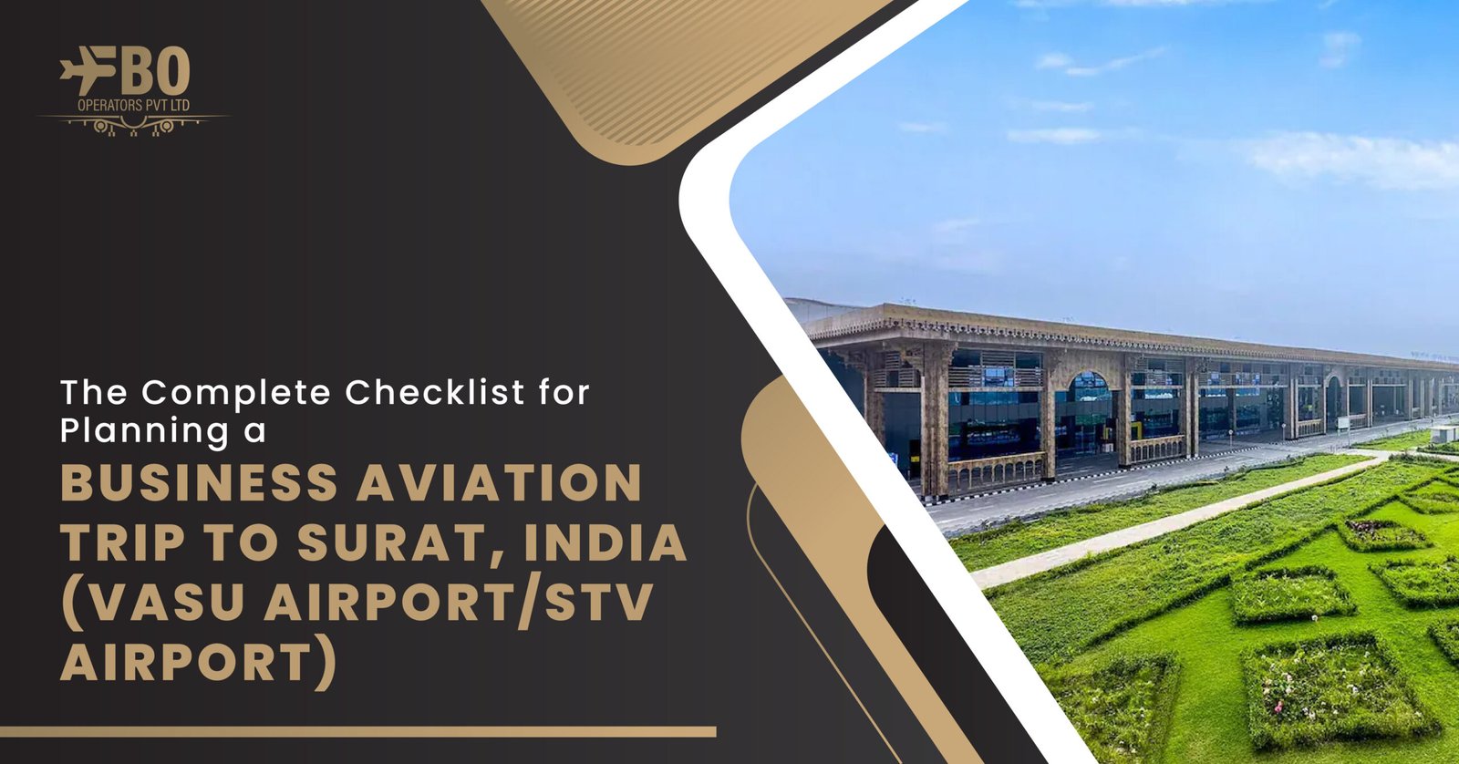 The Complete Checklist for Planning a Business Aviation Trip to Surat, India (VASU Airport/STV Airport)